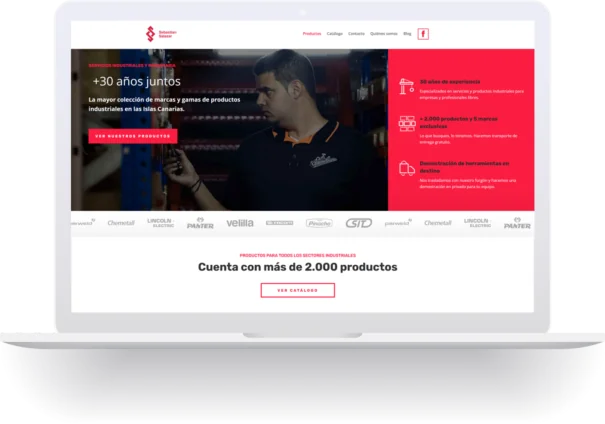 Web actual de Sebastian Salazar