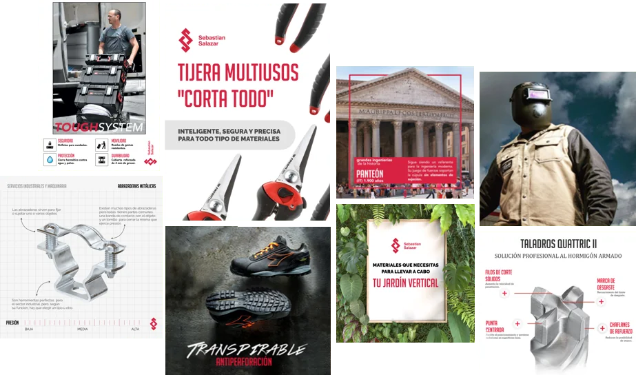 Ejemplos de anuncios realizados en Facebook para Sebastian Salazar